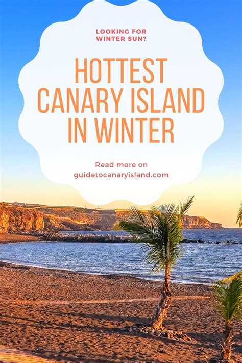 hottest canary island in january.